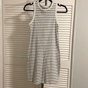 Fitted striped dress